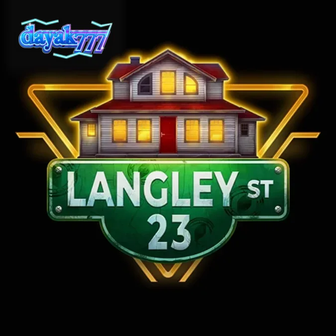 Tampilan visual slot Langley Street 23 dengan nuansa investigasi noir.